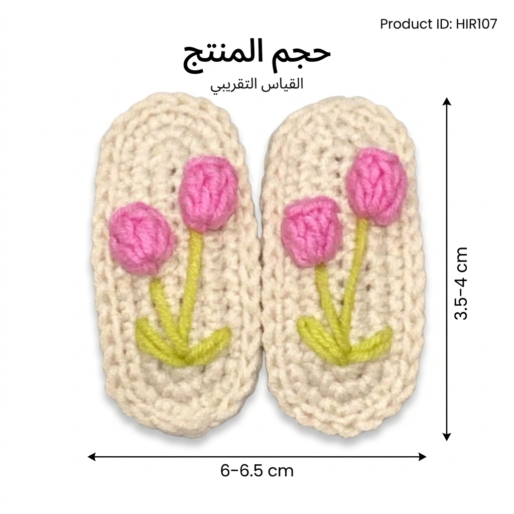 مشبك شعر باللون البيج رقم المنتج HIR107